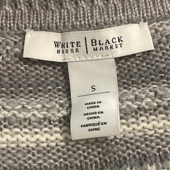 Like New WHBM Off-Shoulder Tunic Length Sweater Size Small - Picture 4 of 5